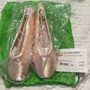 Size 10N Gaynor Minden Ballet Pointe Shoes.